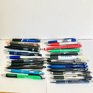 Assorted Luxury Office Pens Lot(25) Bic Tul Varouis Businesses Work